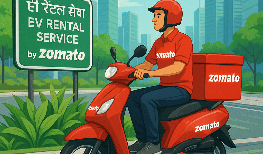 Zomato ने दिल्ली-NCR में शुरू किया EV बाइक रेंटल प्रोग्राम