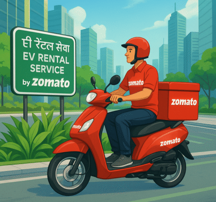 Zomato ने दिल्ली-NCR में शुरू किया EV बाइक रेंटल प्रोग्राम