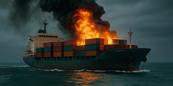 Beypore Coast पर Cargo Ship में भयानक आग!