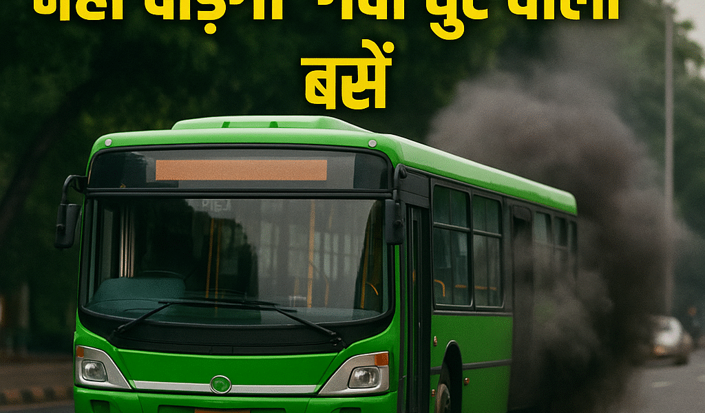 अब दिल्ली की सड़कों पर नहीं दौड़ेंगी 'गंदी धुएं वाली' बसें