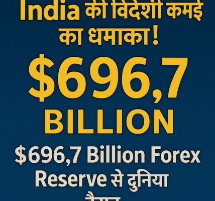 700 Billion के करीब पहुँचा India का Reserve