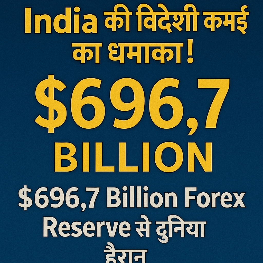 700 Billion के करीब पहुँचा India का Reserve