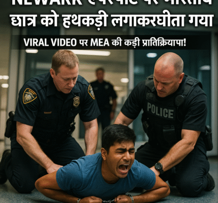 Indian Student Handcuffed at Newark Airport