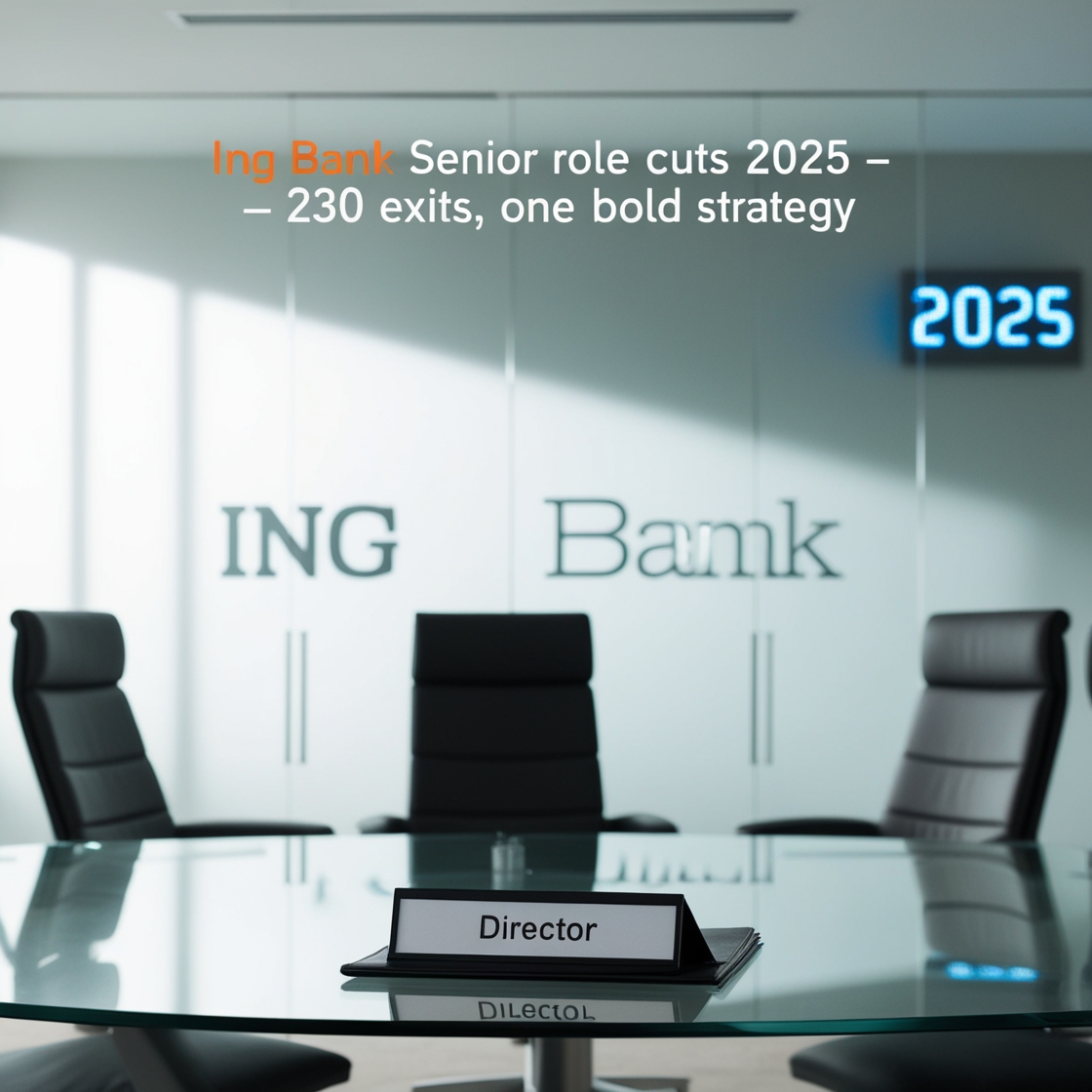 ING Bank Senior Role Cuts