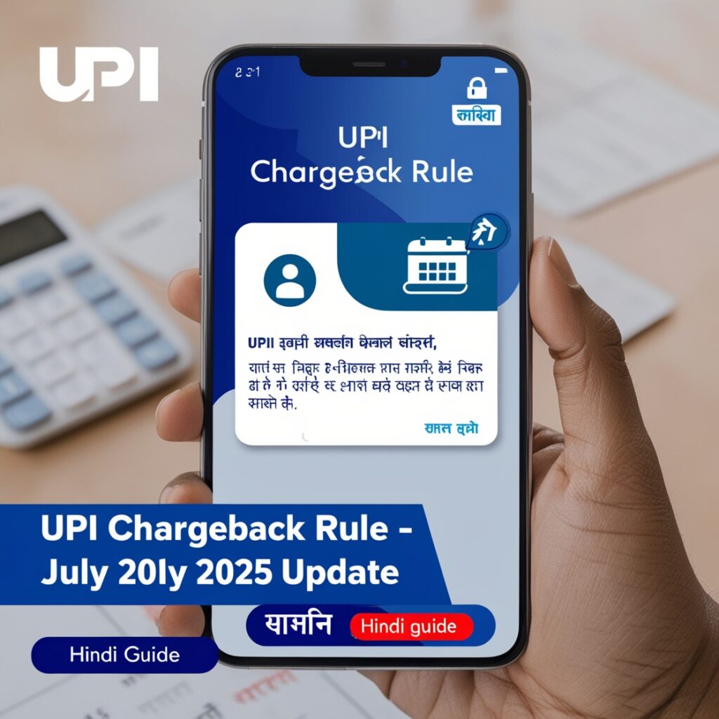 UPI chargeback rule July 2025