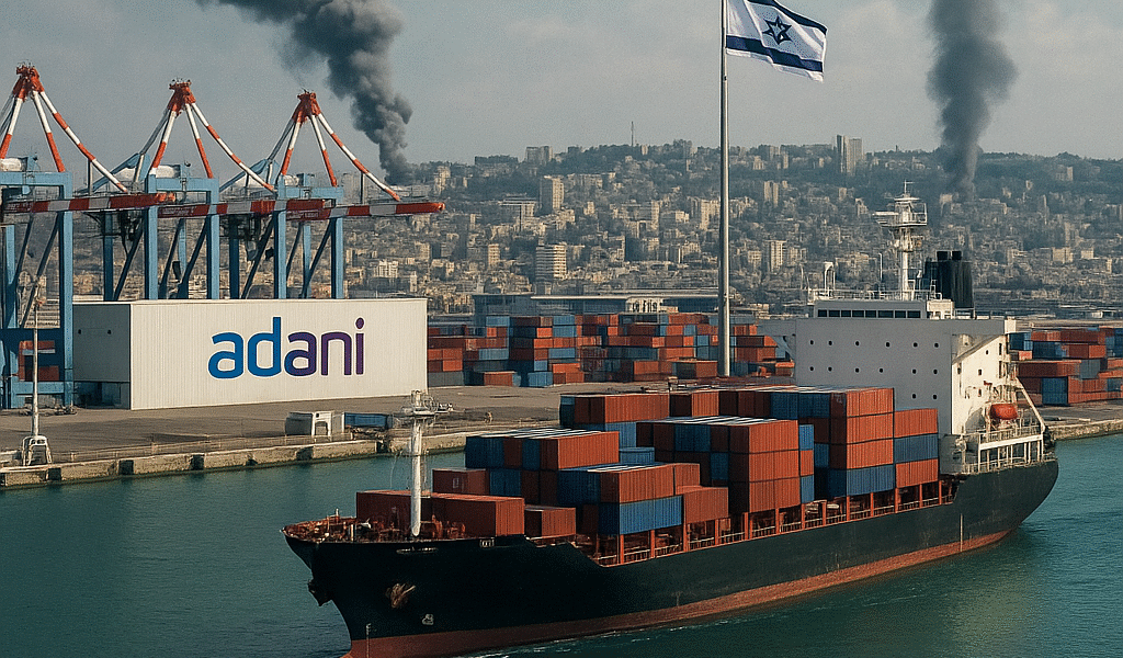 Adani का Haifa Port बचा हमले से