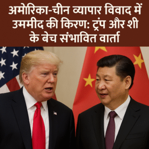 अमेरिका-चीन व्यापार विवाद में उम्मीद की किरण