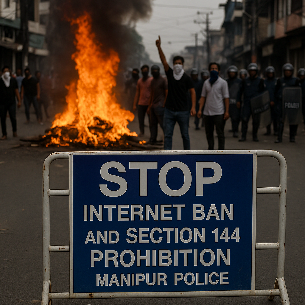 मणिपुर फिर से सुलगा