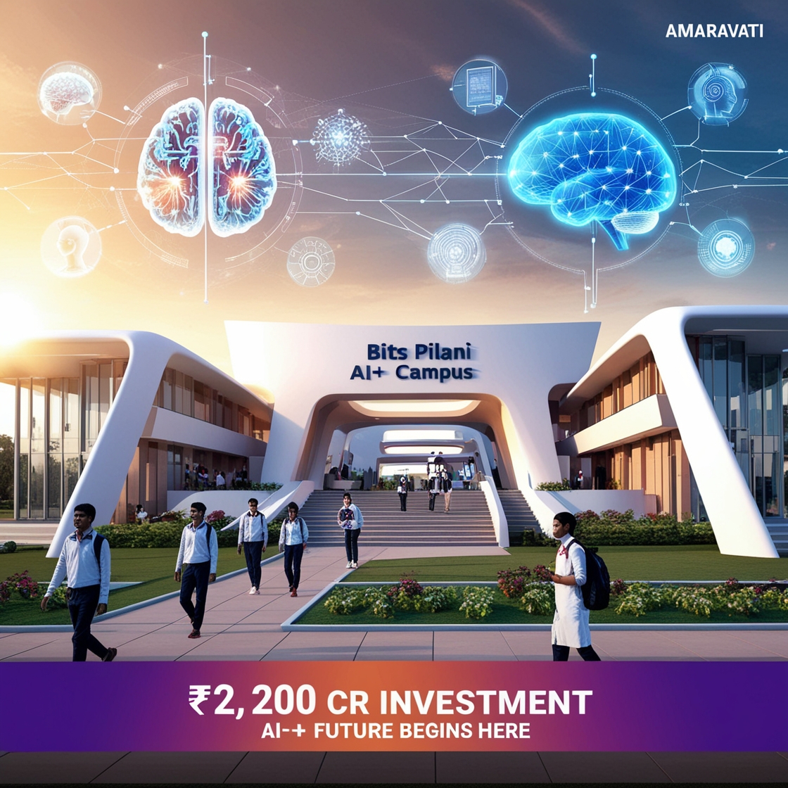 BITS Pilani का ₹2,200 Cr का AI+ Campus