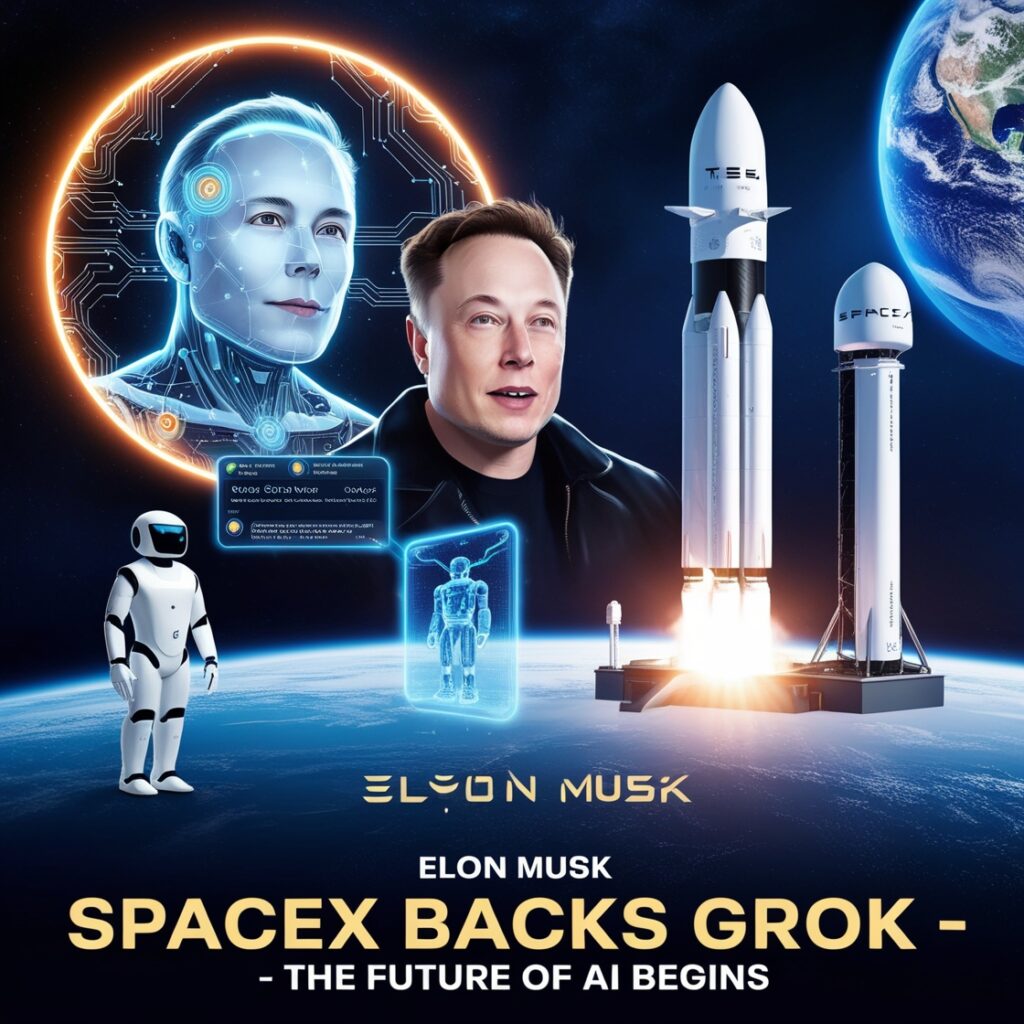 Grok Chatbot को मिला SpaceX का सपोर्ट