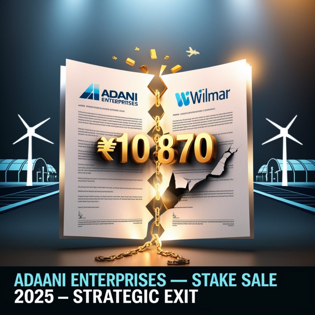 Adani Enterprises stake sale 2025
