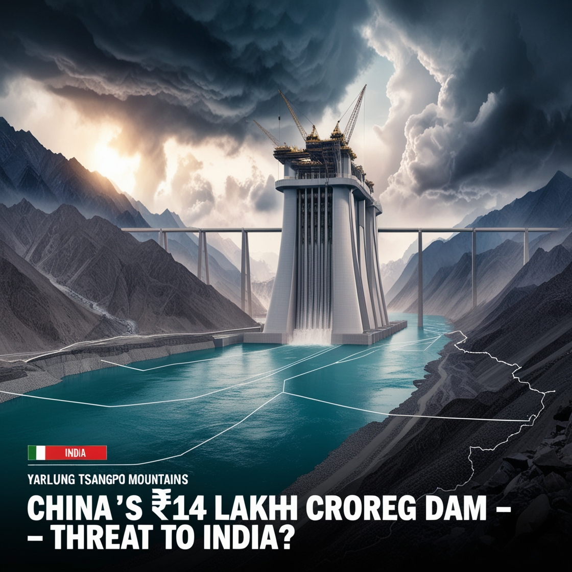 China Mega Dam Yarlung Tsangpo