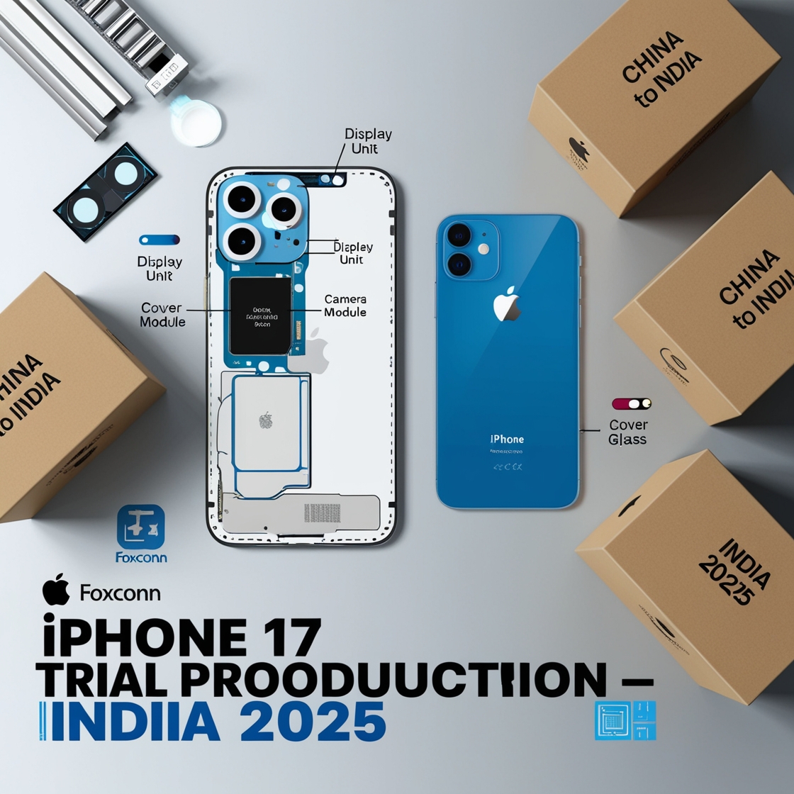 iPhone 17 Trial Production India, 2025