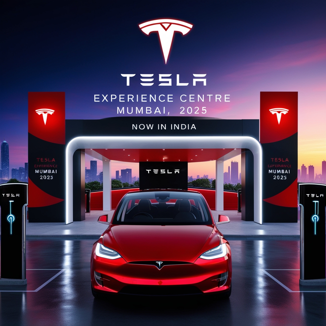 Tesla Experience Centre Mumbai, 2025
