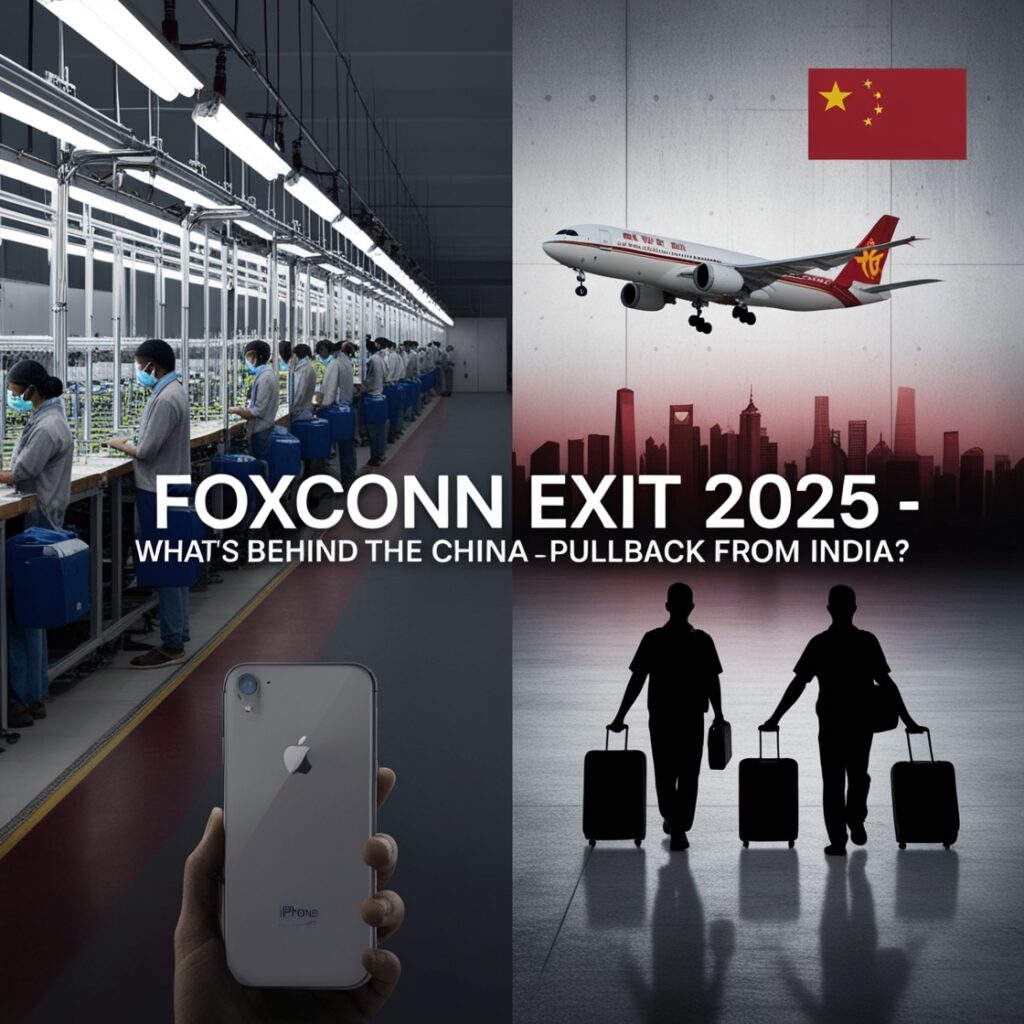 Foxconn Chinese Staff Exit India, 2025