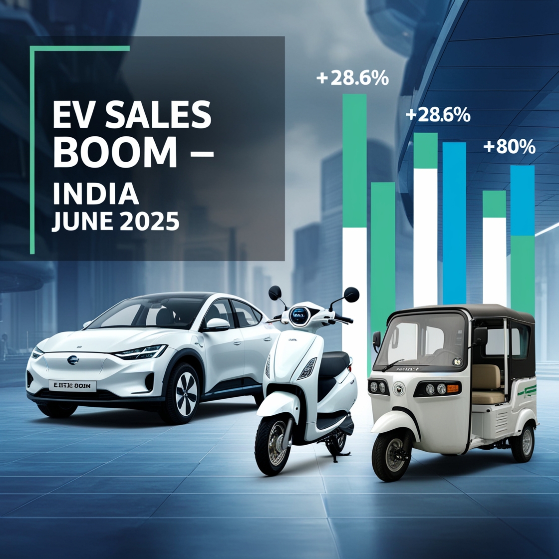 EV Sales Report India June, 2025