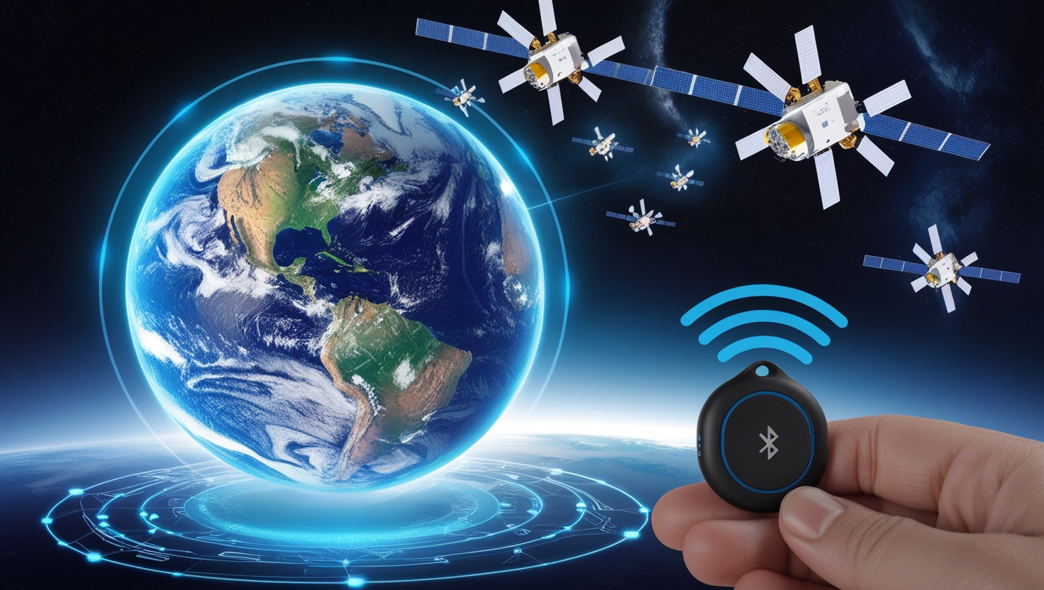 Satellite Bluetooth Tracker